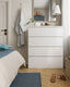 MALM Chest of 4 Drawers, 80x100 cm