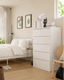 MALM Chest of 6 Drawers, 80x123 cm
