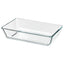 MIXTUR Oven/Serving Dish, Clear Glass