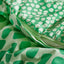 NATTHÄGER Duvet cover and pillowcase, green/crocodile