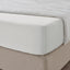 NATTJASMIN Fitted Sheet, White, 150x200 cm — view 2