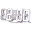 NOLLÅTTA white digital alarm clock
