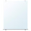 NYSJÖN white wall mirror with glass shelf