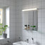NYSJÖN Mirror with Shelf, White, 50x60 cm