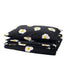 ÖGONLOCKSMAL Duvet Cover and Pillowcase(s), Black/White/Yellow