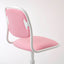 ÖRFJÄLL Children's Chair, White/Vissle Pink