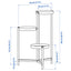 OLIVBLAD Plant Stand, In/Outdoor Black, 58 cm — view 6