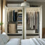 PAX / FORSAND 4-Door Wardrobe, 200x66x201 cm
