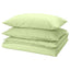 PILTANDVINGE light green duvet set, stacked