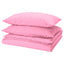 PILTANDVINGE pink duvet set, stacked
