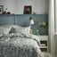 RODGERSIA Duvet Cover and 2 Pillowcases, Green/White