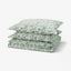 RODGERSIA Duvet Cover and 2 Pillowcases, Green/White
