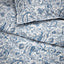 RODGERSIA blue paisley pattern detail