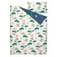 SANDLÖPARE reversible day/night savannah bedding