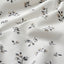 SANDLUPIN fitted sheet, floral patterned, 150x200 cm