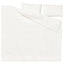 SCHERSMIN Duvet Cover and 2 Pillowcases, White