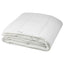 SMÅSPORRE warm duvet in white, folded, showing the soft cotton-blend cover and recycled filling