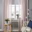 STENFRÖ Sheer Curtains, 1 Pair, Pink/with Heading Tape, 145x250 cm