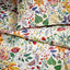 STRANDLUMMER floral slub cotton duvet texture