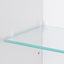 TREASJÖN Mirror Cabinet with Built-in Lighting, White, 80x17x75 cm