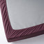 ULLVIDE fitted sheet, deep red, corner elastic