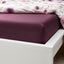 ULLVIDE fitted sheet, deep red, detail