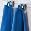 VÅGSJÖN bright blue towels on hooks