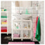 VESKEN white corner shelf detail