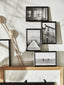 YLLEVAD Collage Frame for 4 Photos, Black, 21x41 cm