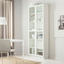 BILLY / OXBERG Bookcase with Glass Door, 80x30x202 cm