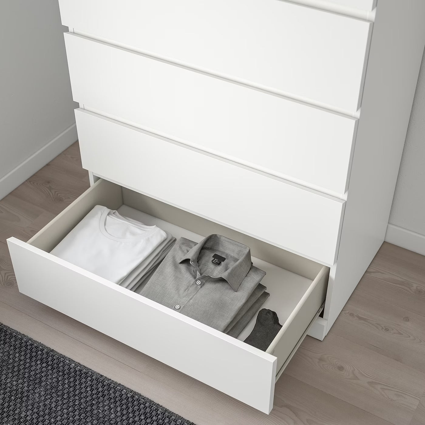 IKEA MALM Chest of 6 Drawers, 80x123 cm miscexpress IKEA MALM Chest of 6 Drawers, 80x123 cm miscexpress